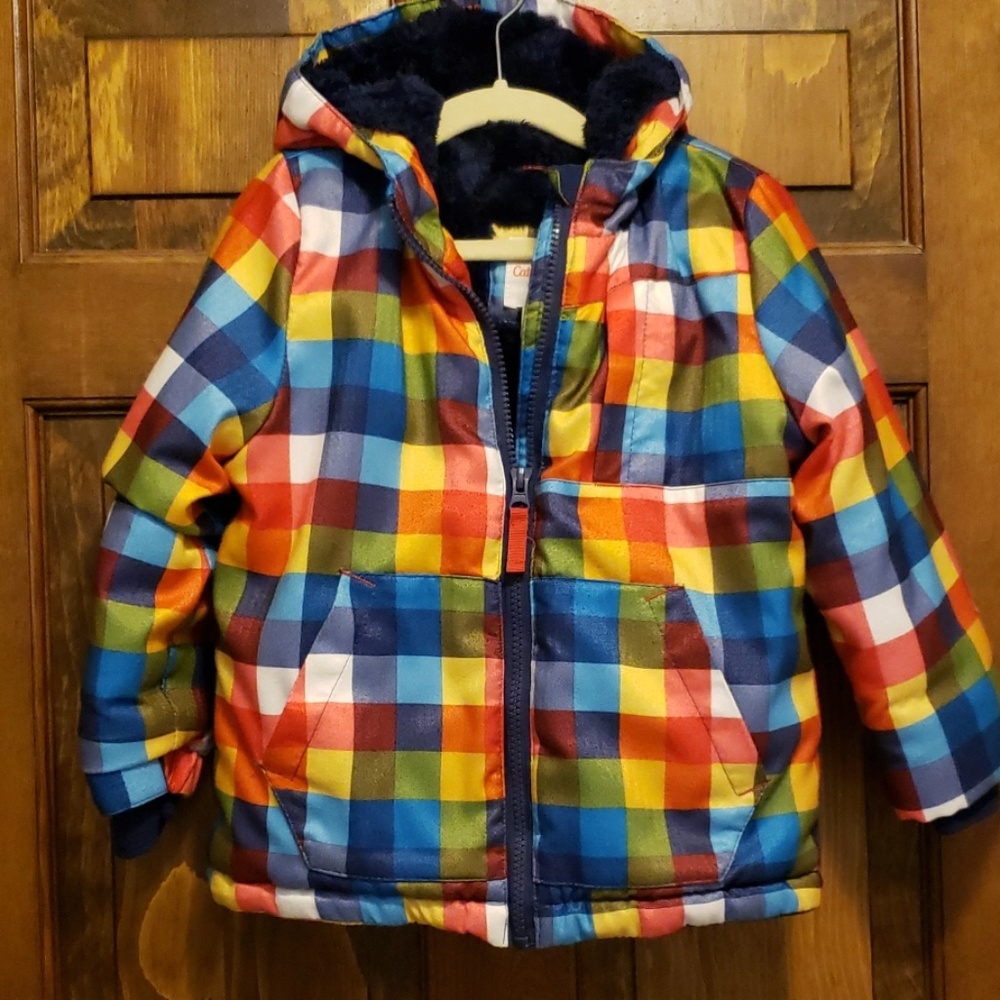 5t Cat & Jack multicolor coat